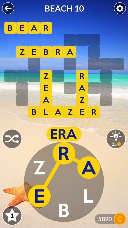 wordscapes puzzle gameplay