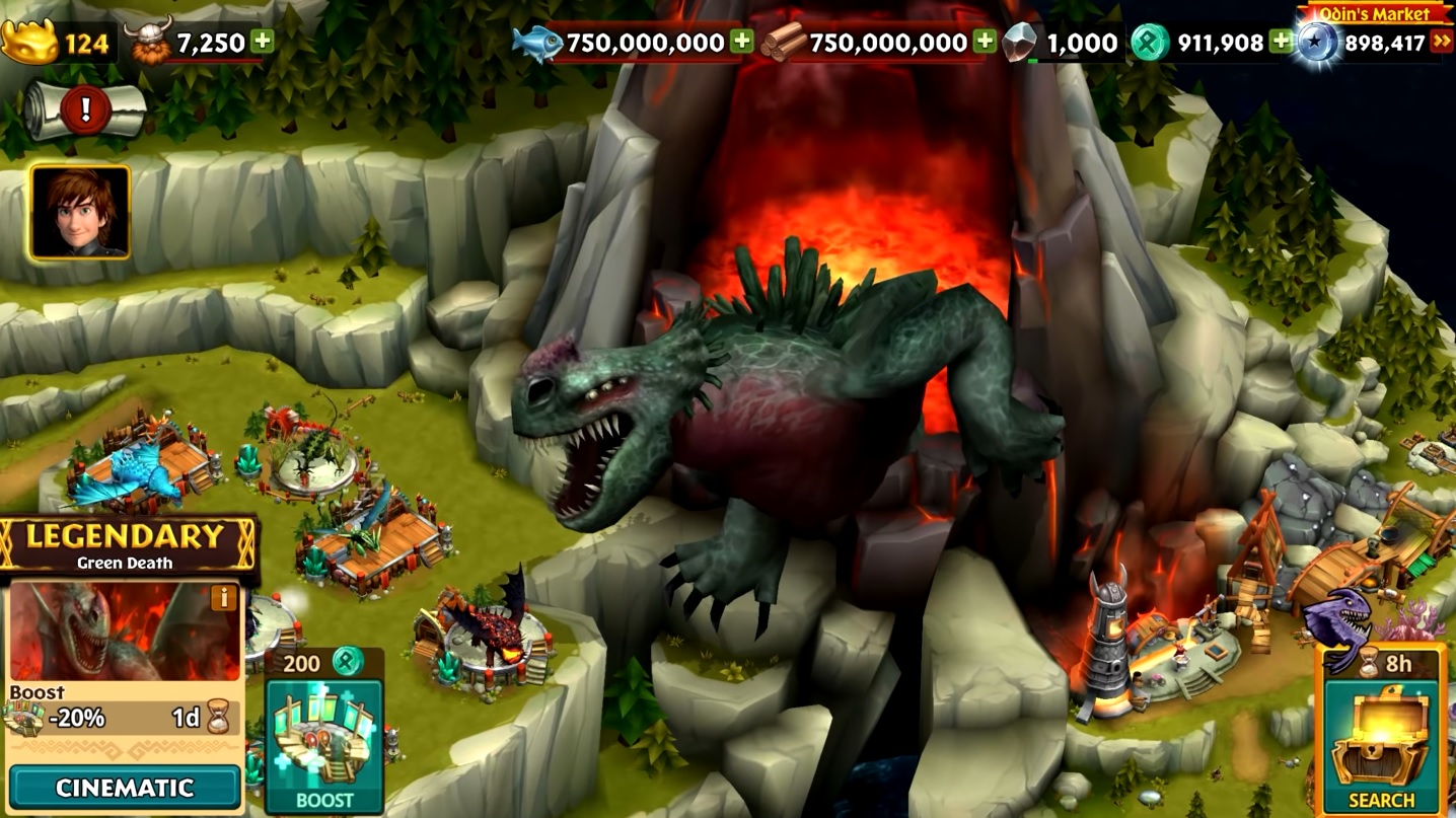 Green Death Dragons Rise of Berk