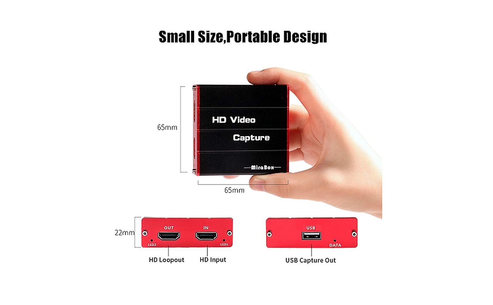 Mirabox HDMI Video Capture Card 