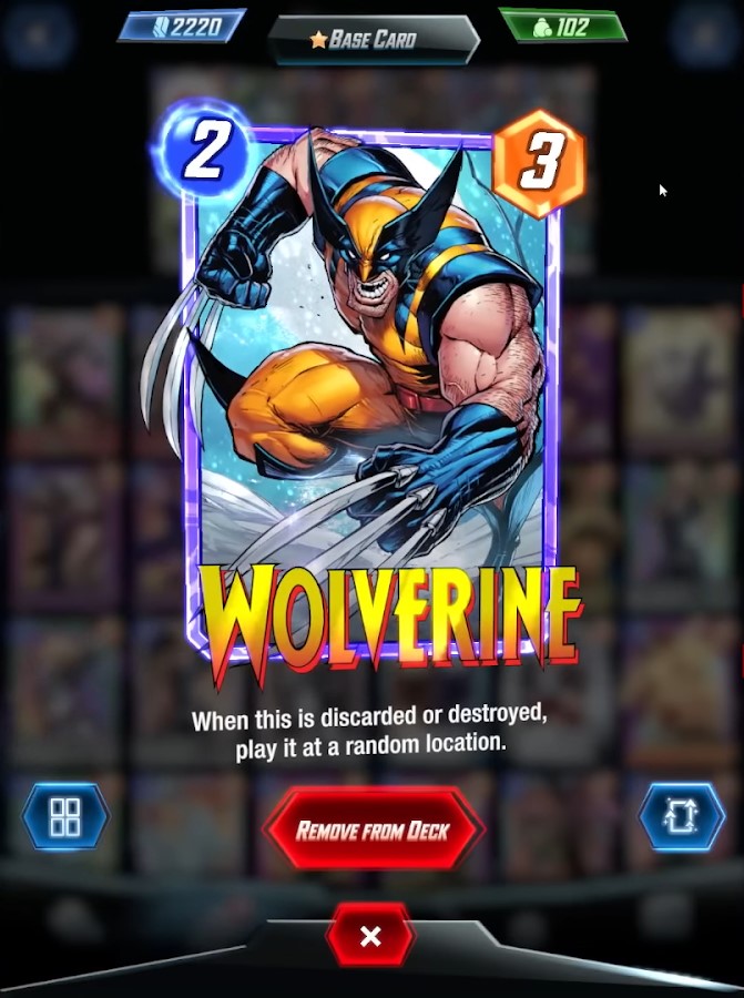 Marvel Snap Wolverine