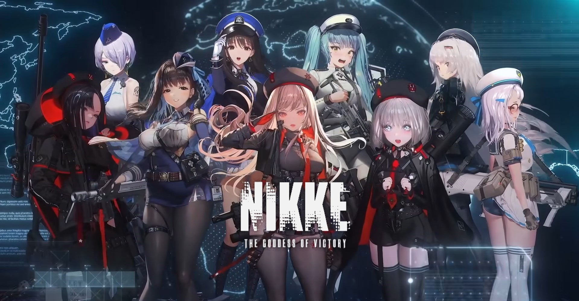 Nikke Goddess of Victory characters