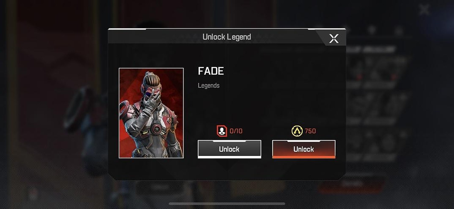 How To Unlock Fade in Apex Legends Mobile