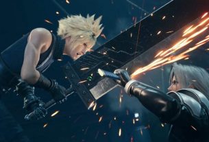 Final Fantasy Characters Cloud Strife and Sephiroth