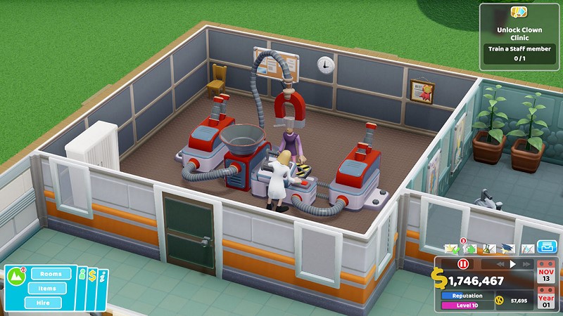 Two Point Hospital facility