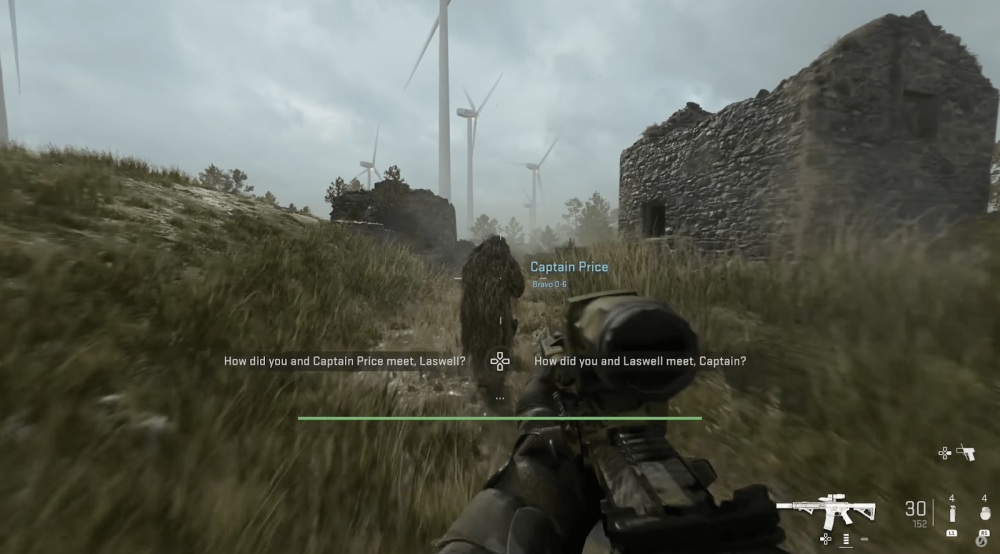 Modern Warfare 2 dialogue choices